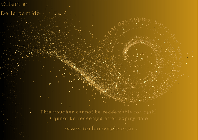 CARTE CADEAU TER'100S 
