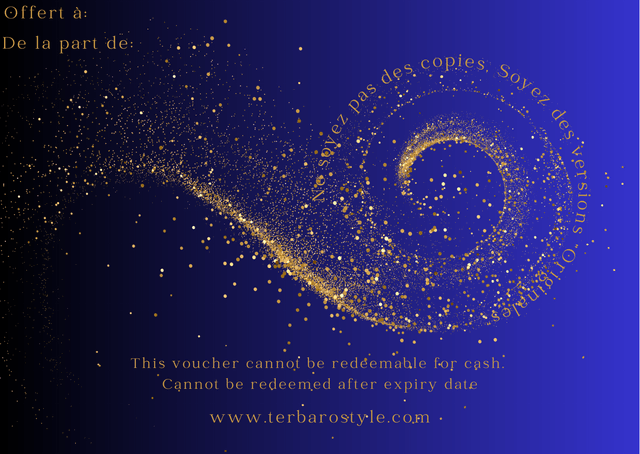 CARTE CADEAU TER'20S 