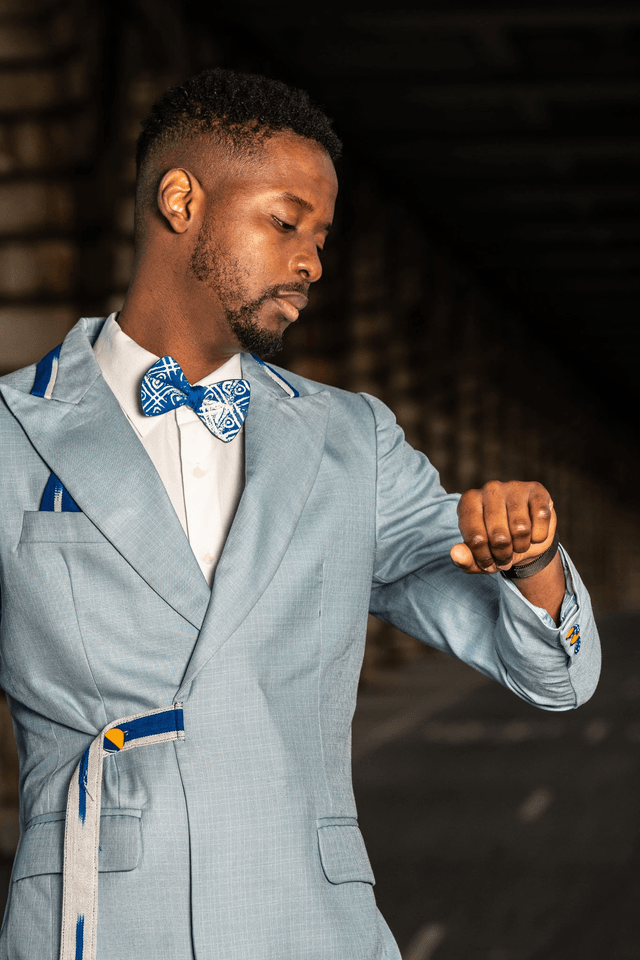 R' noeud Terbaro Bleu Chic (Sur Commande)